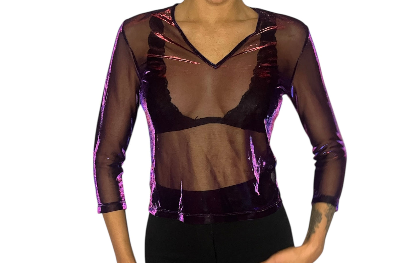 Versace Classic V2 Sheer Top