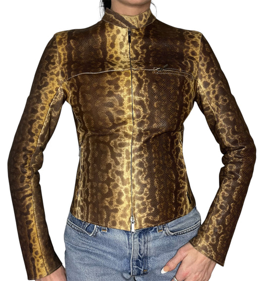 RARE Gucci Snakskin Jacket FW99