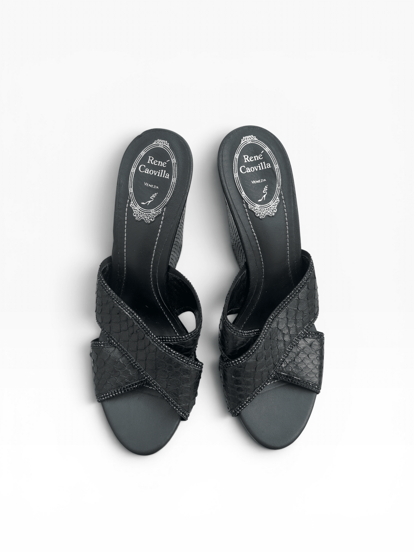 Rene Caovilla Python Heels - Ascensio Vintage