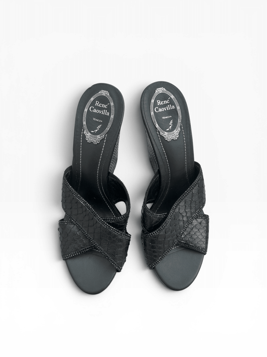 Rene Caovilla Python Heels - Ascensio Vintage