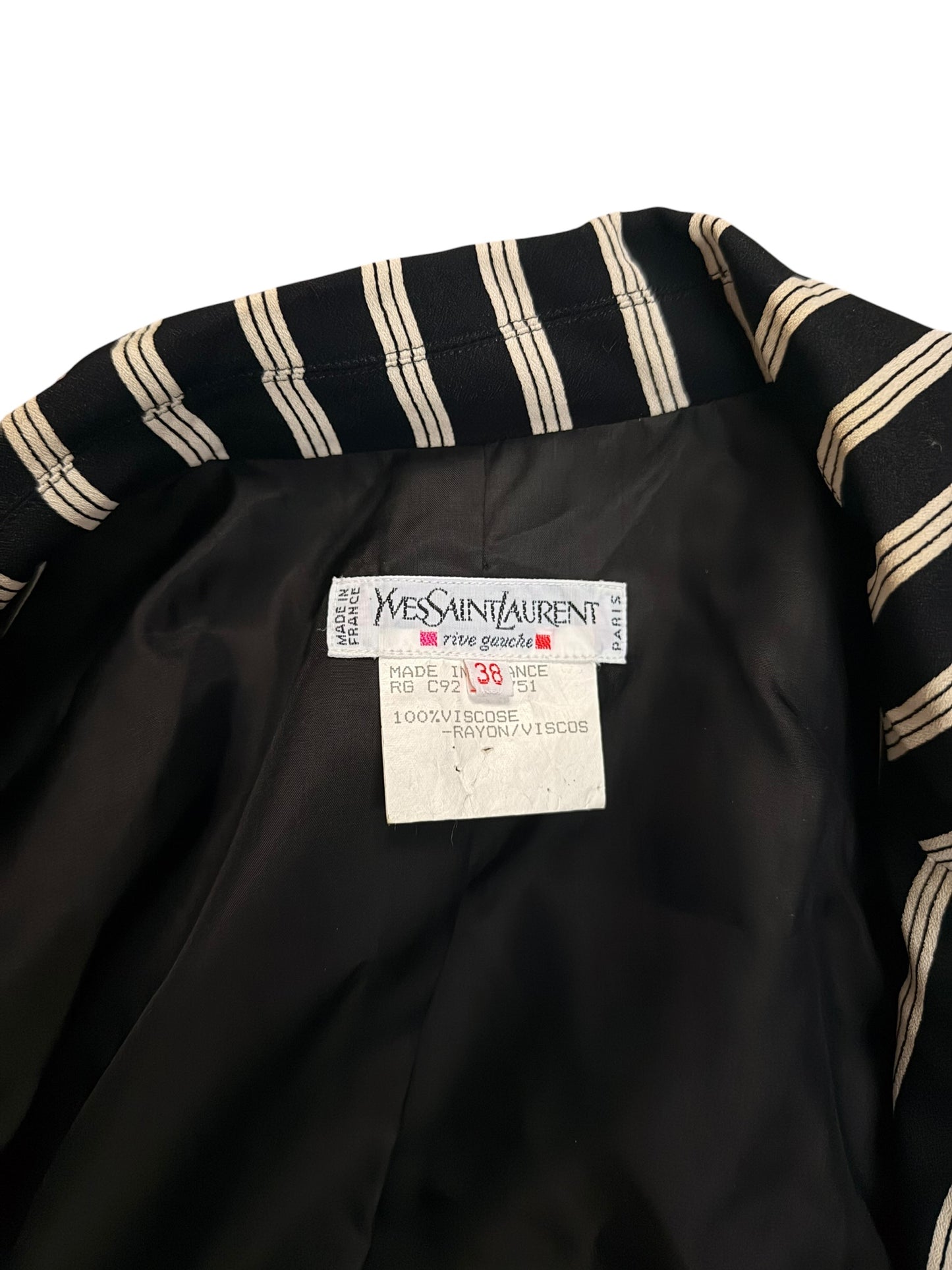 Yves Saint Laurent Cruise 1992 Blazer