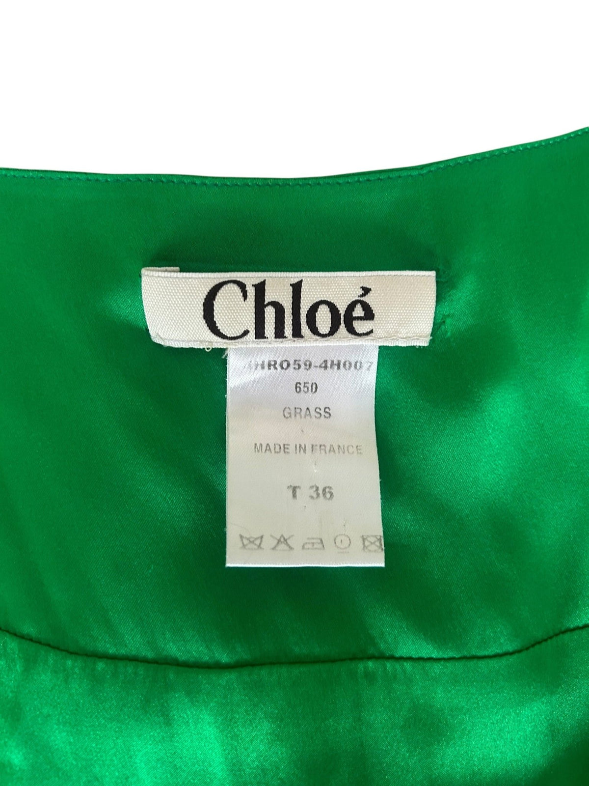Vintage Chloe Fall 2005 dress, Chloe label detail
