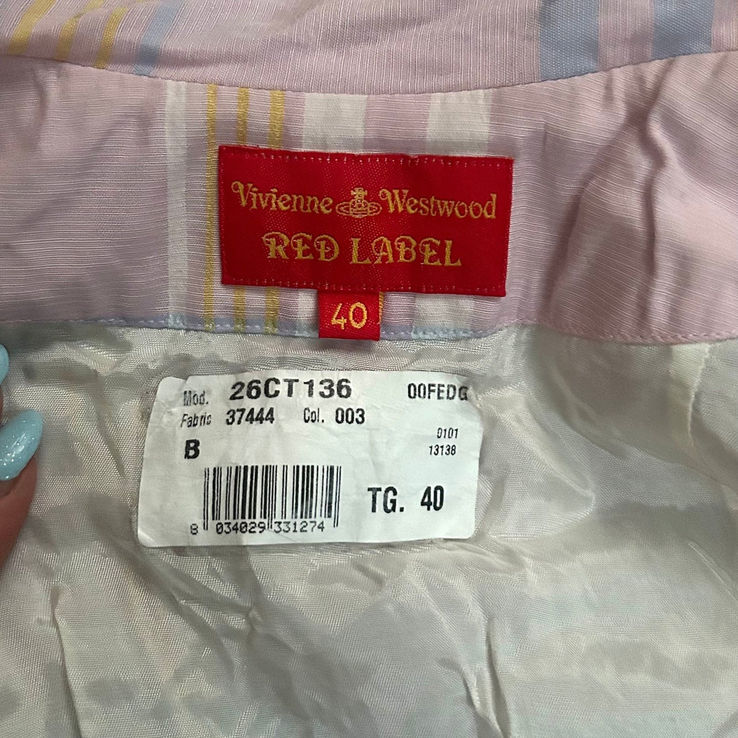 Vintage Vivienne Westwood 2001 dress, archive Westwood, alternate view