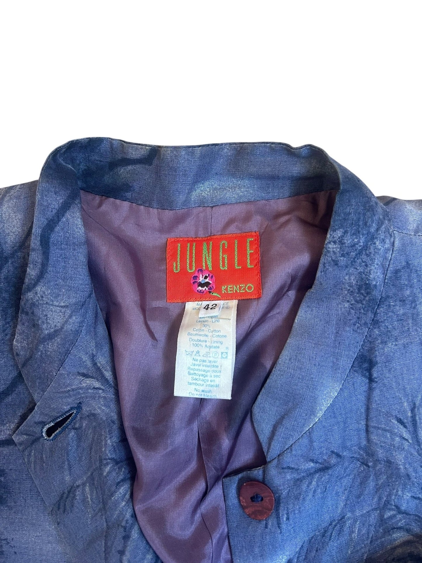 Kenzo Jungle 1990s jacket, rare archive vintage Kenzo