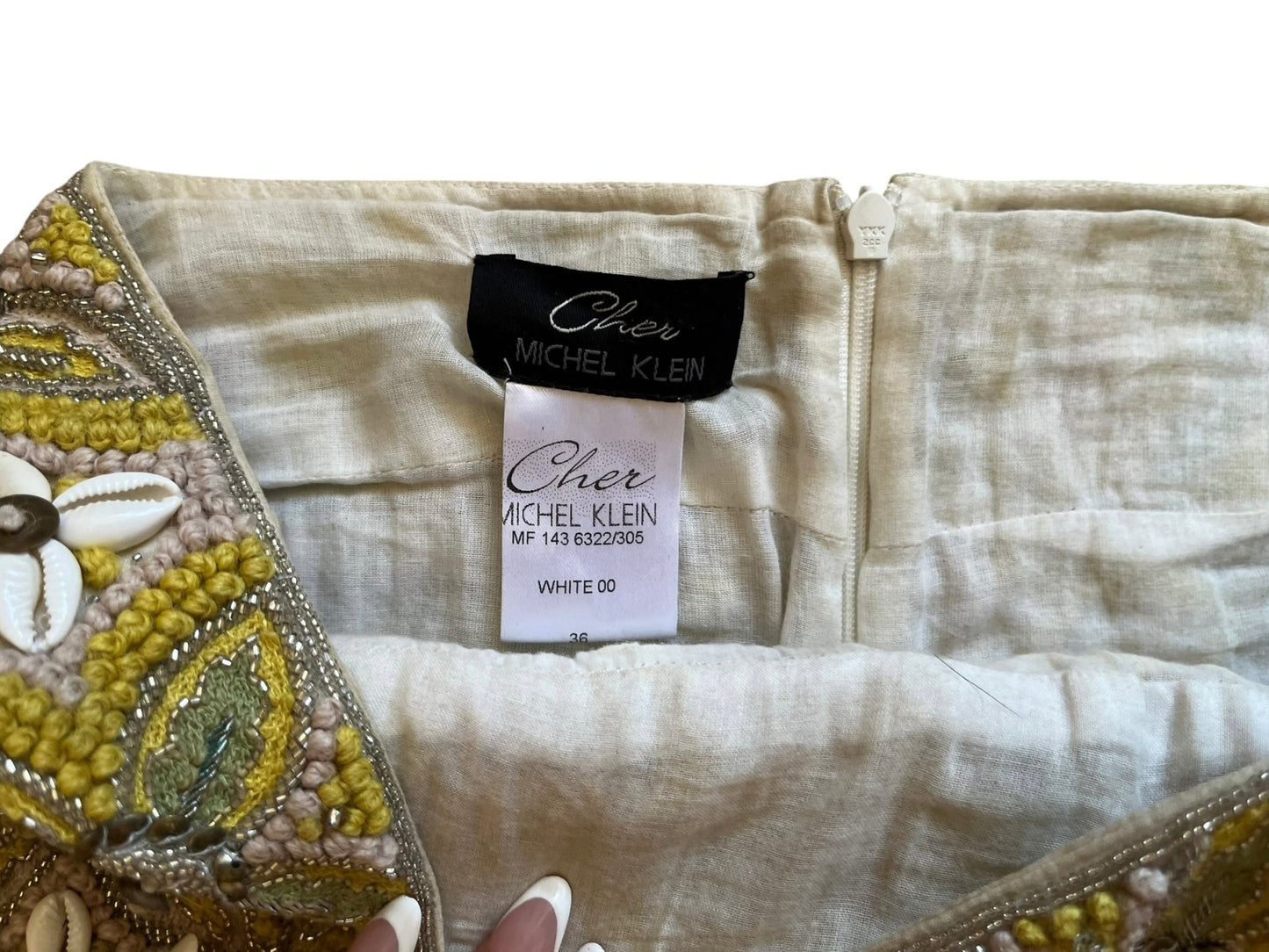 Cher Michel Klein Skirt - Ascensio Vintage