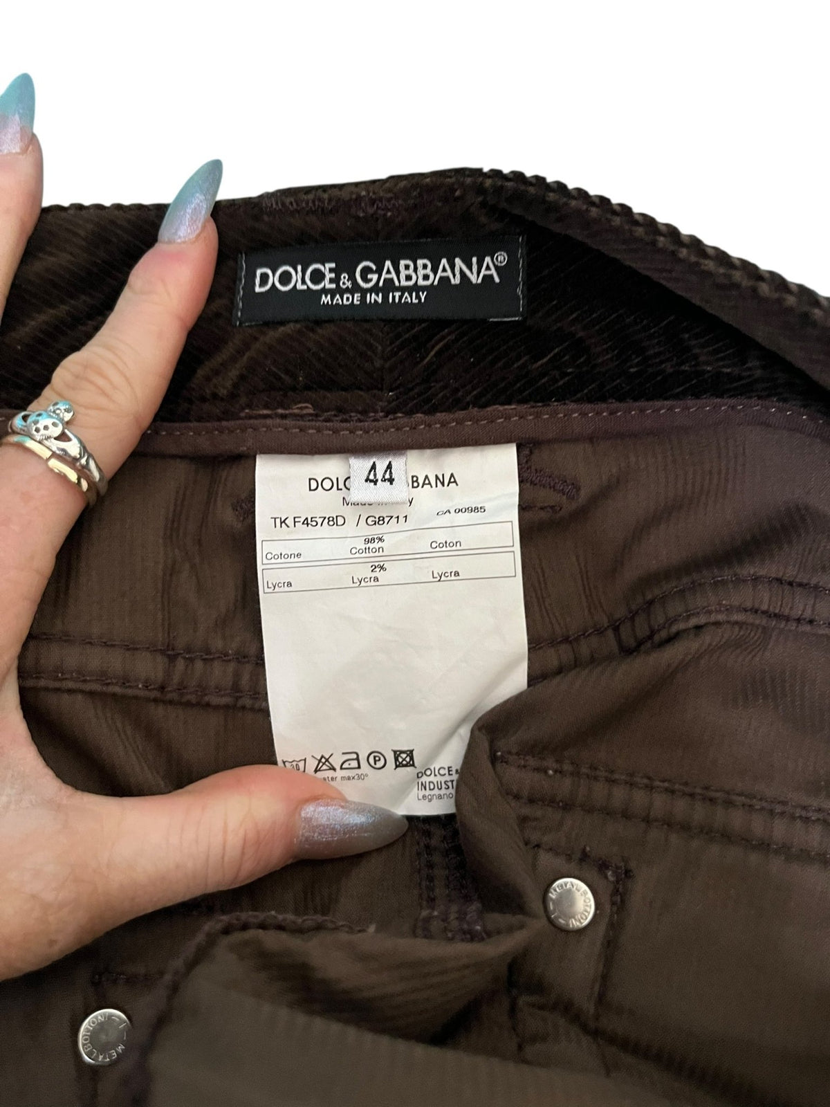 Dolce&Gabbana Corduroy Skirt - Ascensio Vintage
