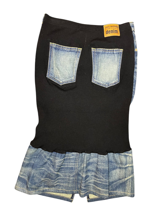 Comme des Garçons Denim Panel Skirt