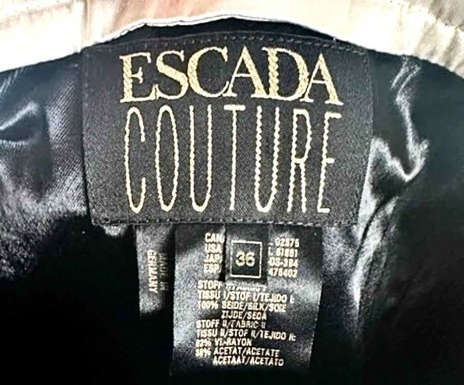 Escada Couture Dress