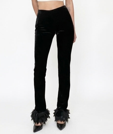 Chanel Velvet Trousers
