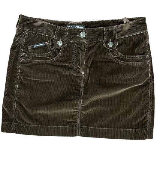 Dolce&Gabbana Corduroy Skirt