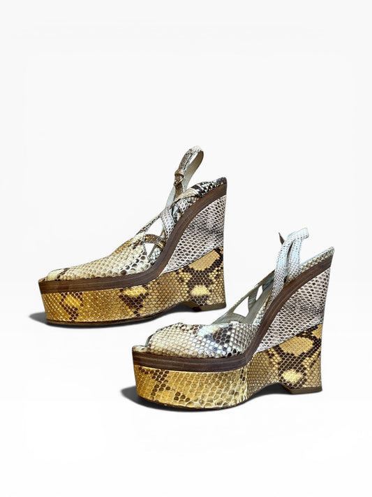 Gucci Python Kotao Wedges