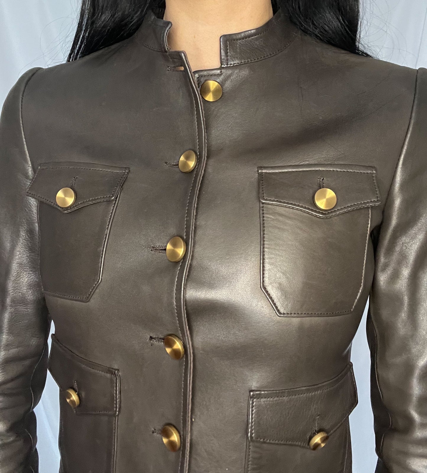 Gucci FW02 Leather Jacket