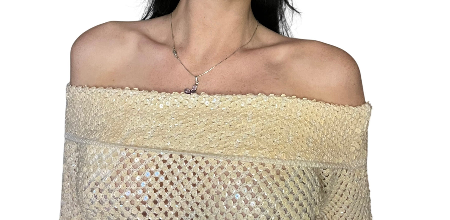 Armani Exchange Sequin Top