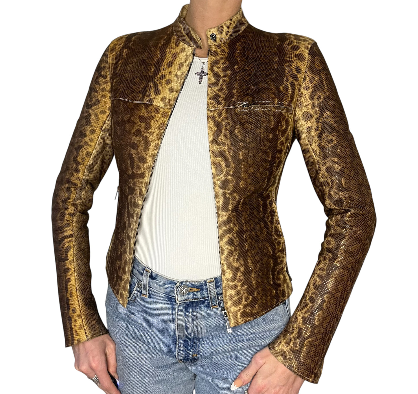 RARE Gucci Snakskin Jacket FW99