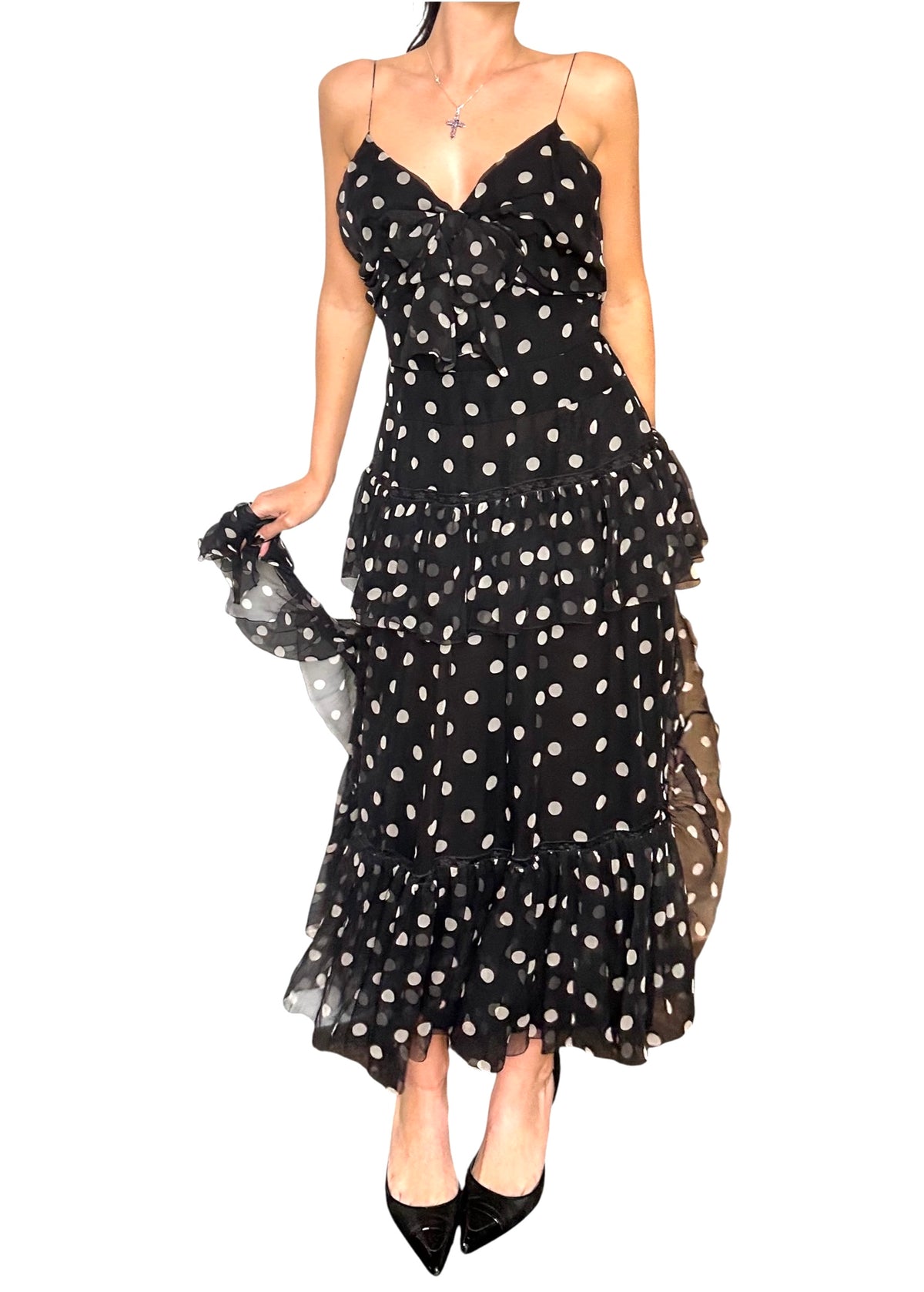 Chanel Polka Dot Dress