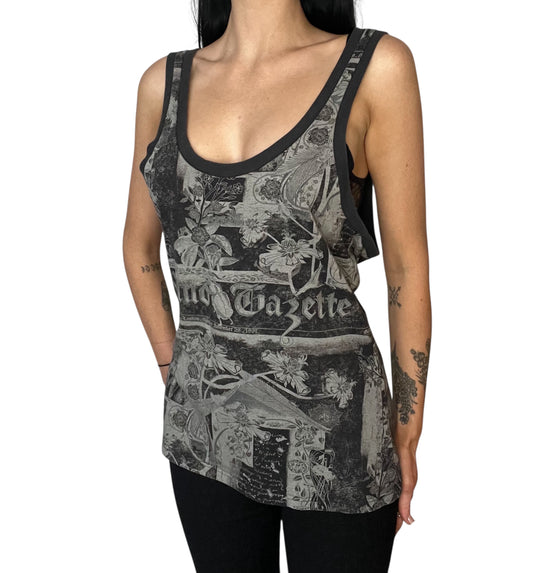 John Galliano Gazette Tank