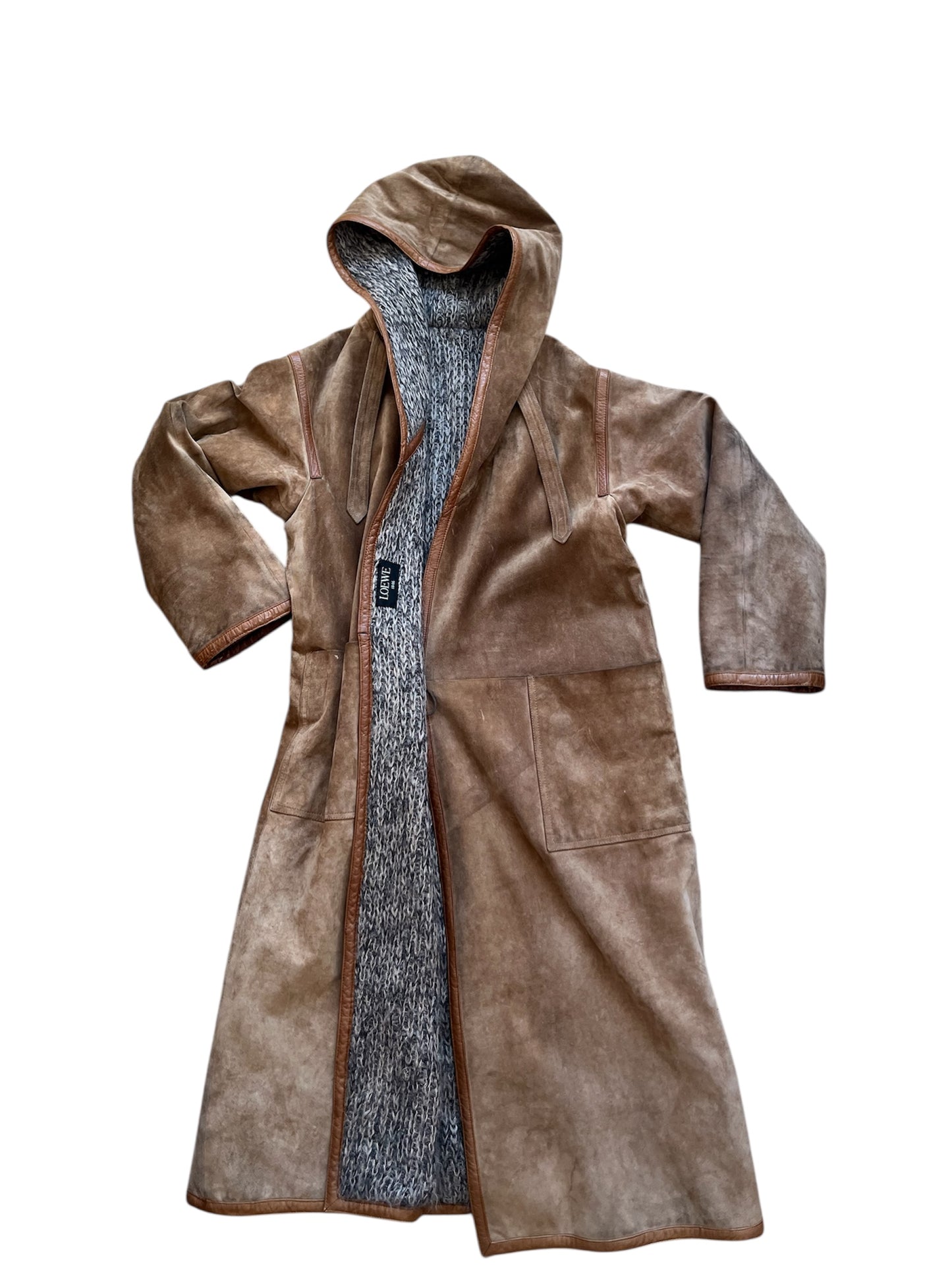 Loewe Wool and Suede Coat