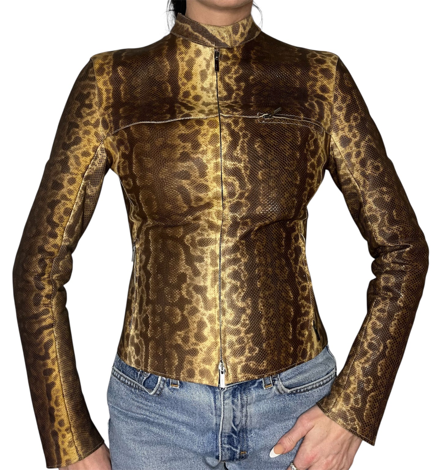 RARE Gucci Snakskin Jacket FW99