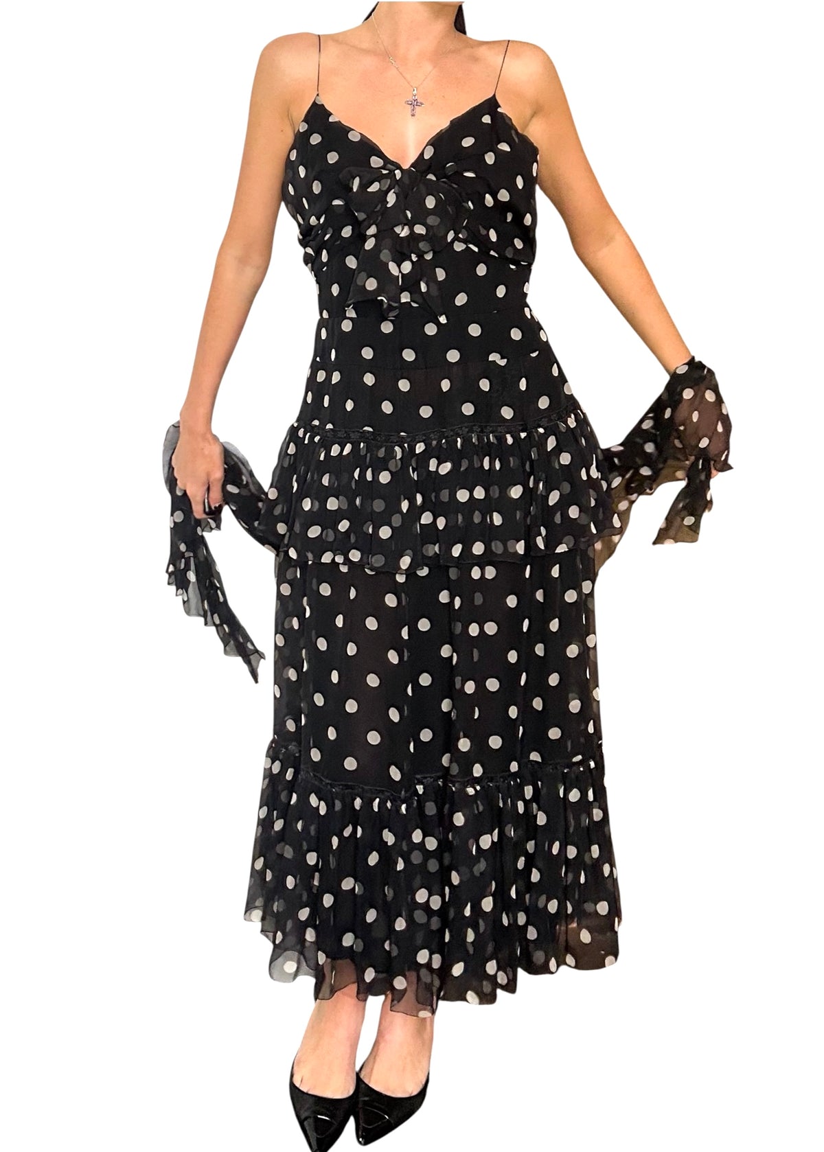 Chanel Polka Dot Dress