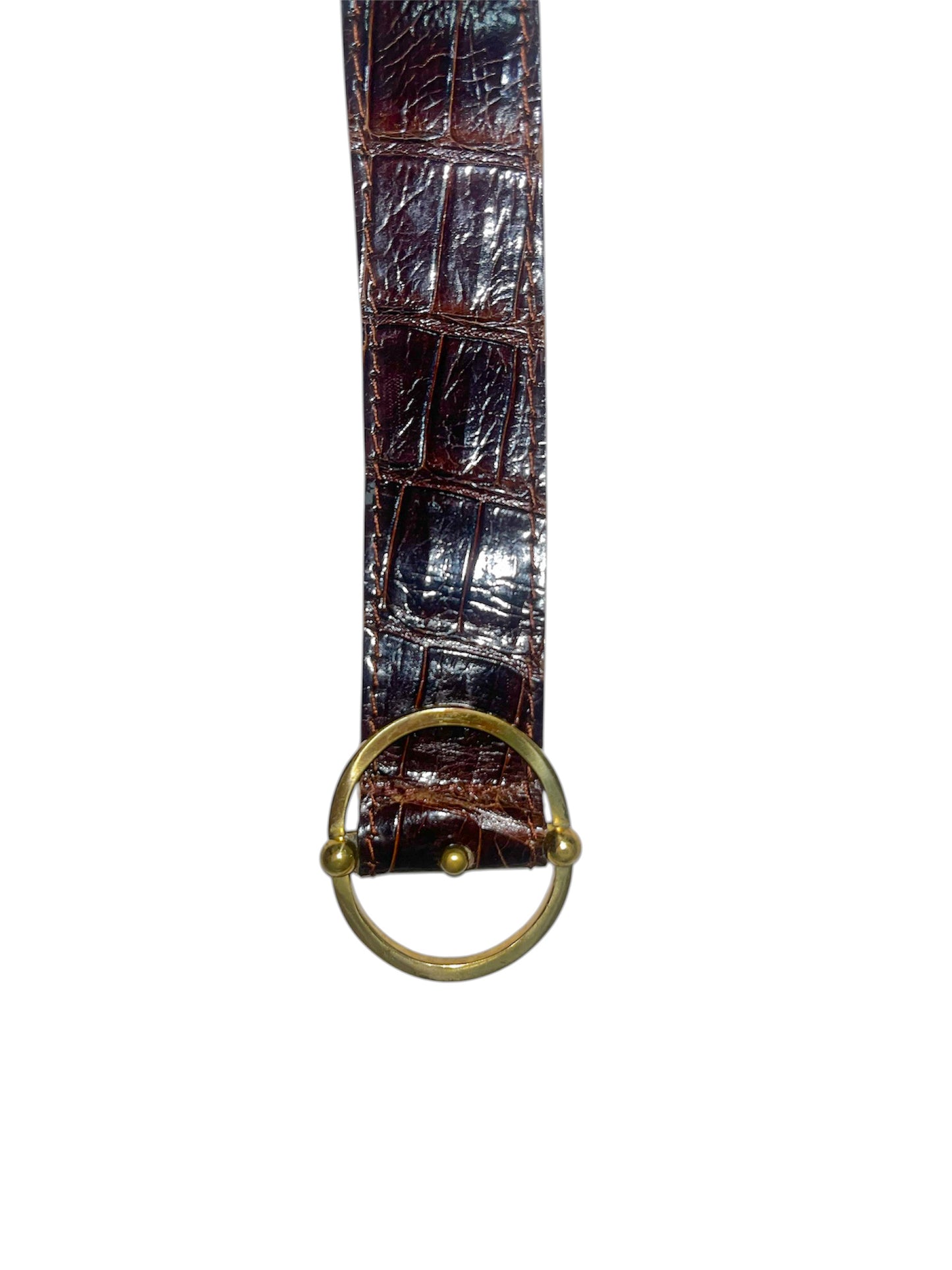 Dior Crocodile Leather Belt