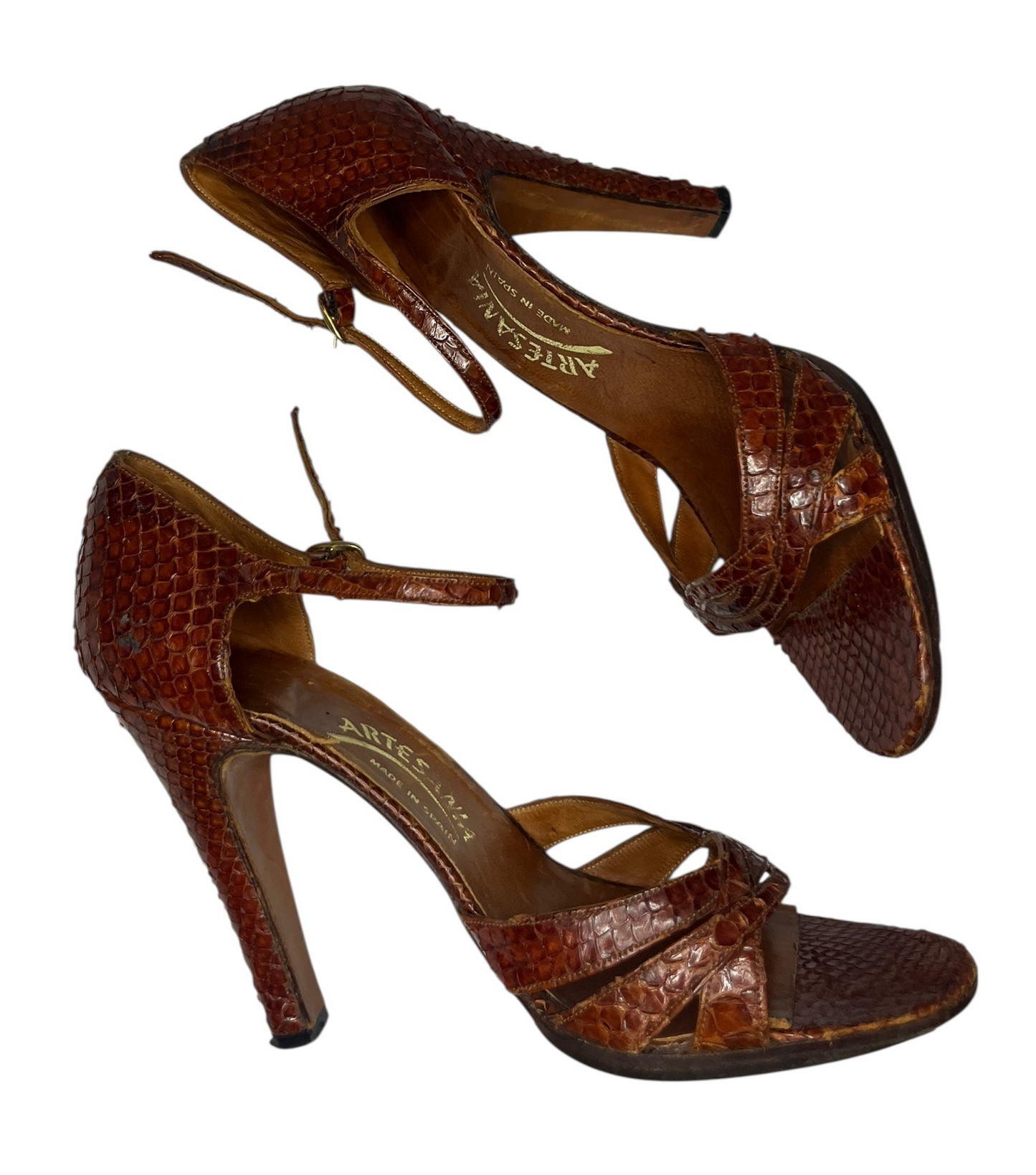 Artesania Snakeskin Heels