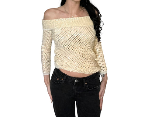 Armani Exchange Sequin Top