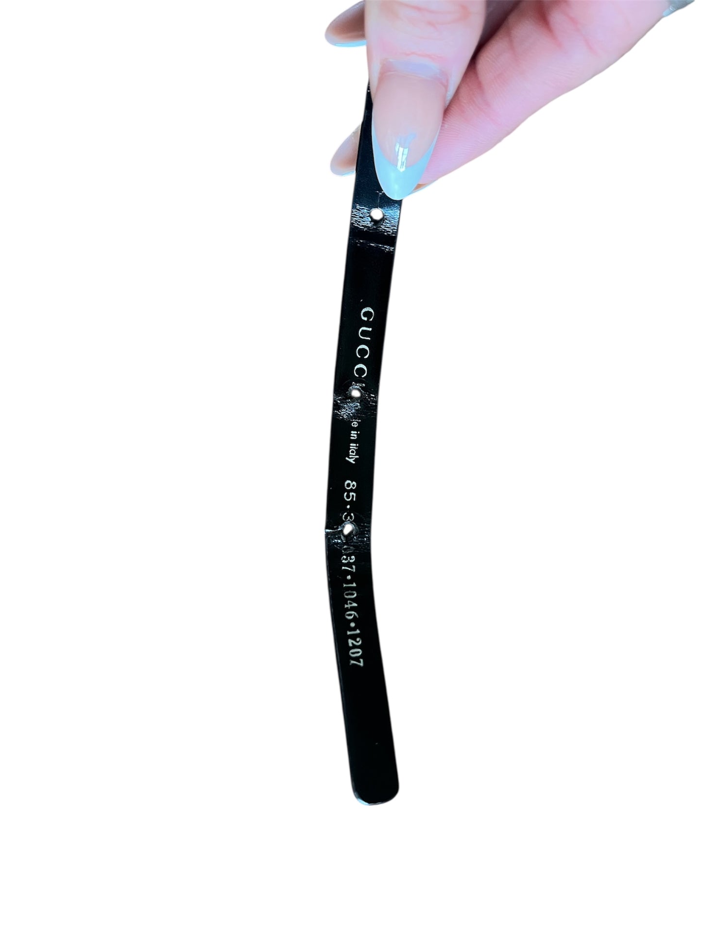 Gucci SS98 Patent Belt