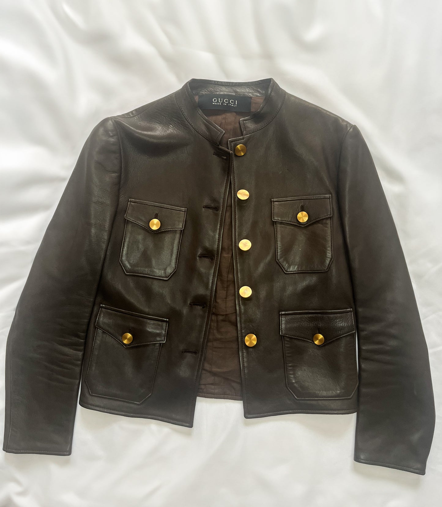 Gucci FW02 Leather Jacket