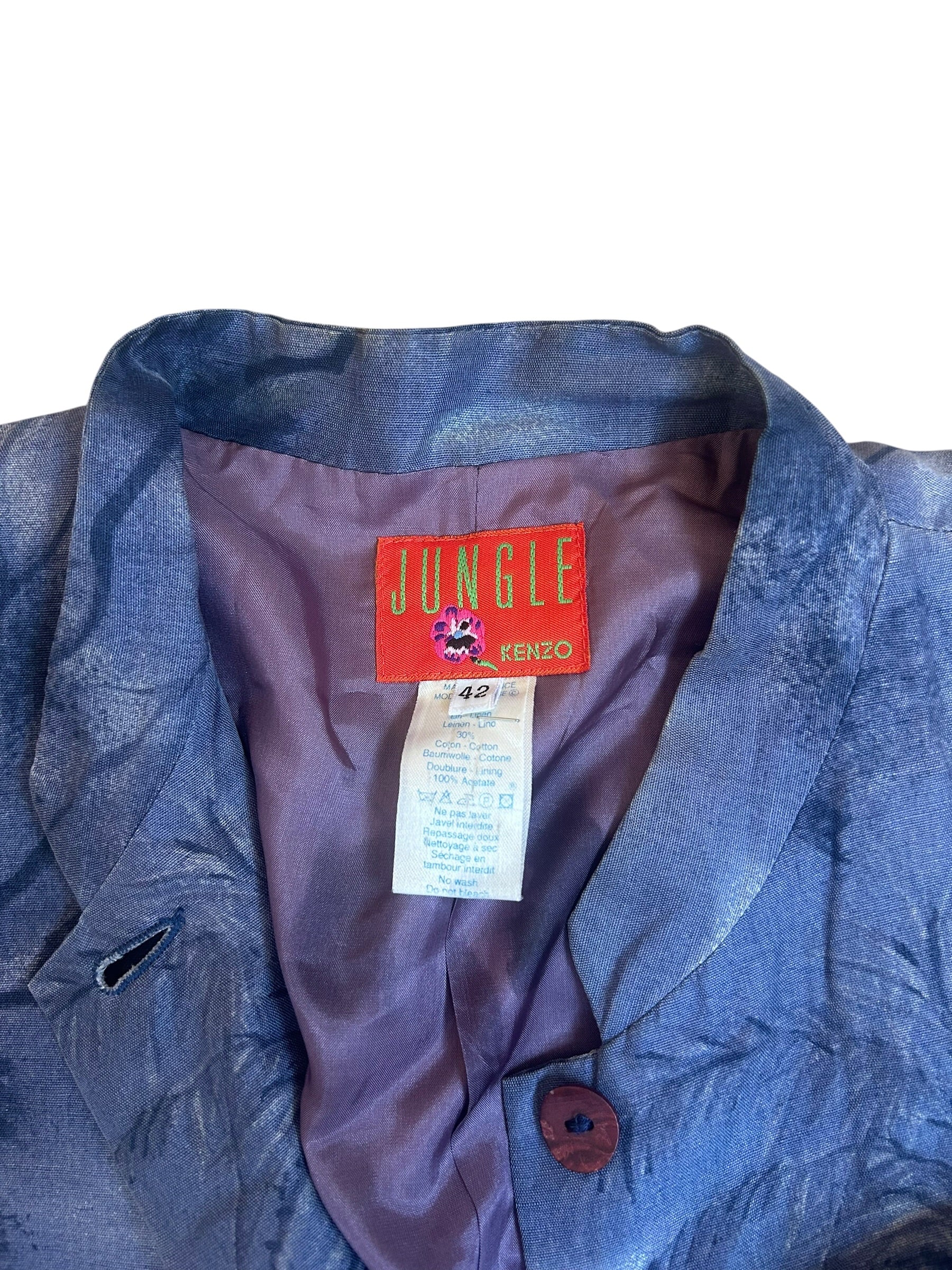 Kenzo Jungle 1990s Jacket – Ascensio Vintage