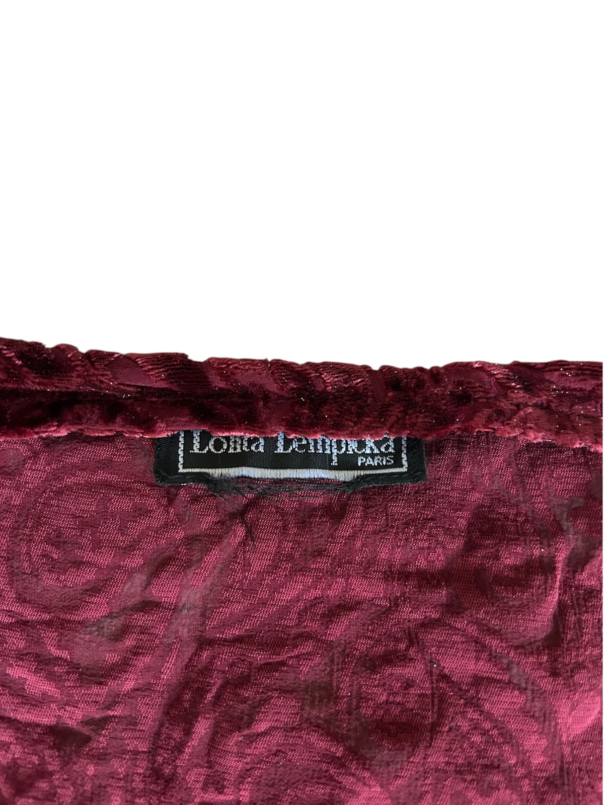 Lolita Lempicka FW99 Velvet Cardigan