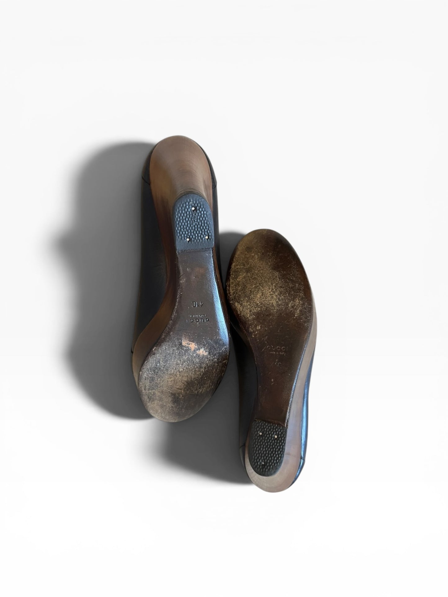 Gucci Horsebit Wedge Heels