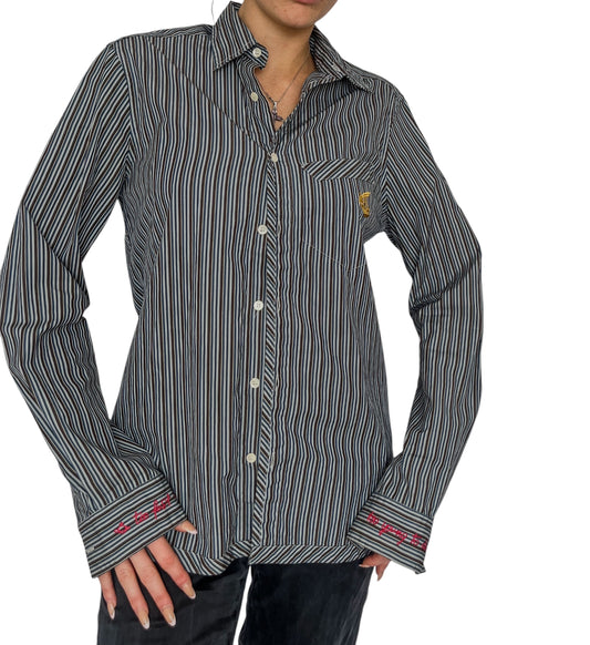 Vivienne Westwood Embroidered Pinstripe Shirt