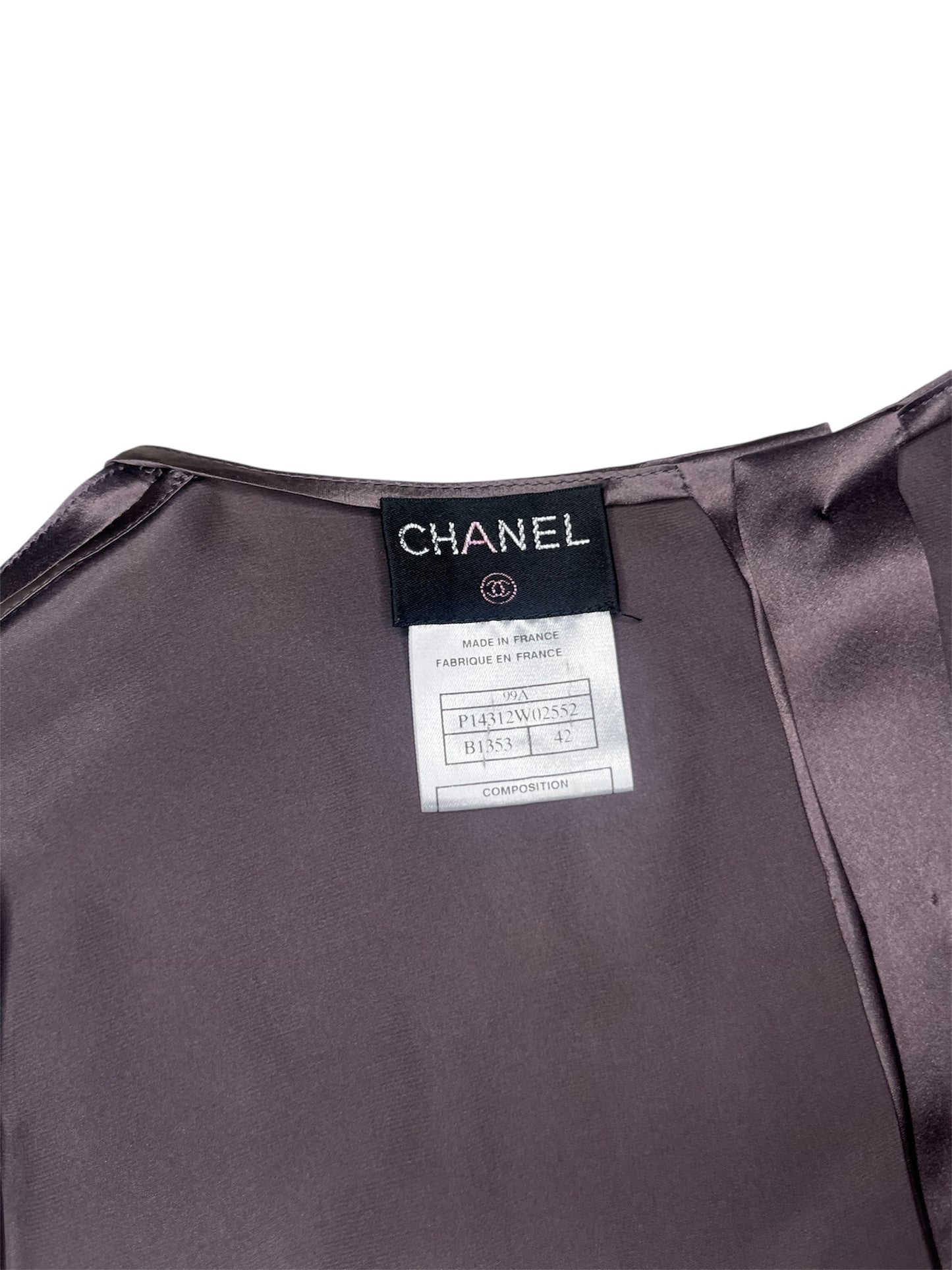Chanel FW1999 Silk Top