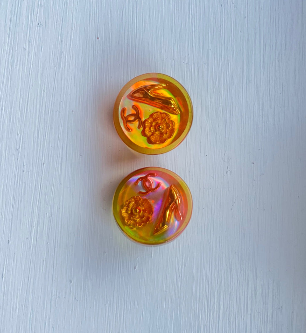 Chanel SS96 Holographic Earrings