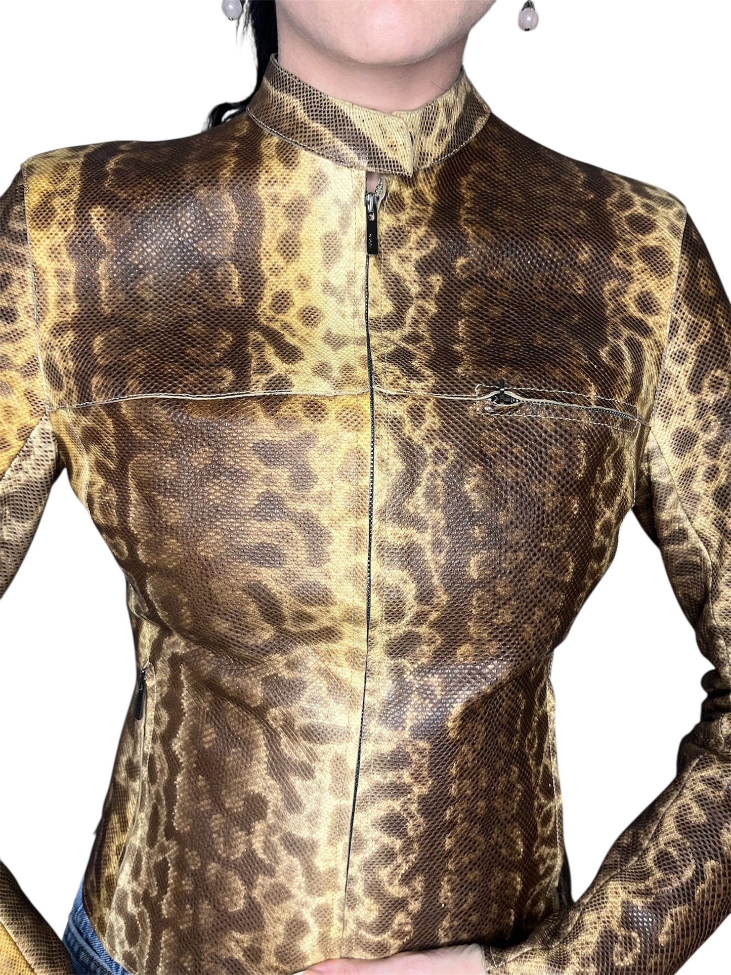 RARE Gucci Snakskin Jacket FW99