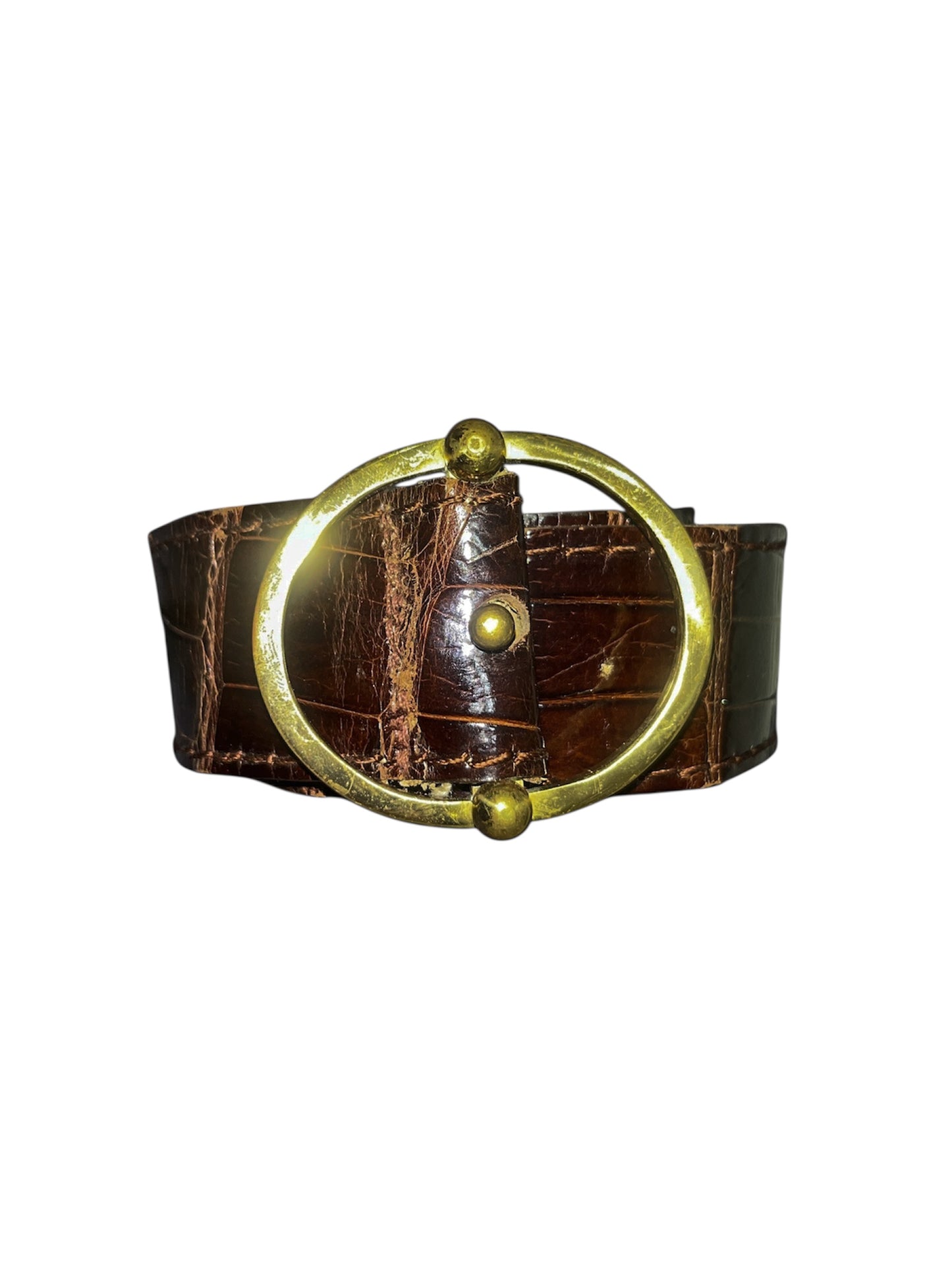 Dior Crocodile Leather Belt