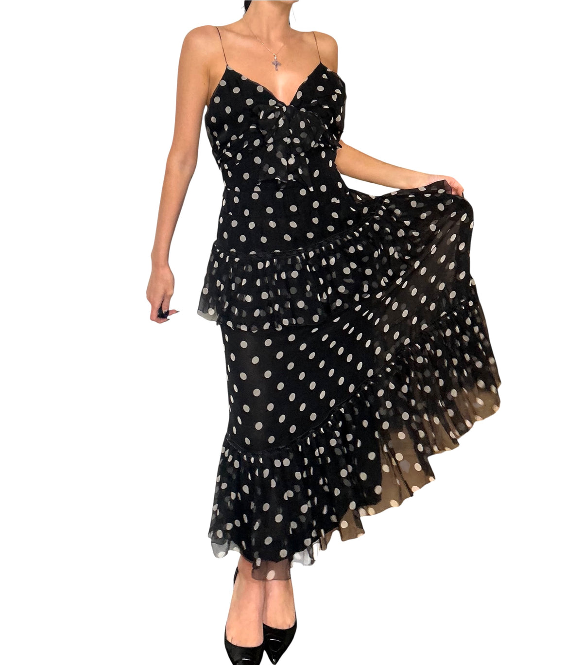 Chanel Polka Dot Dress