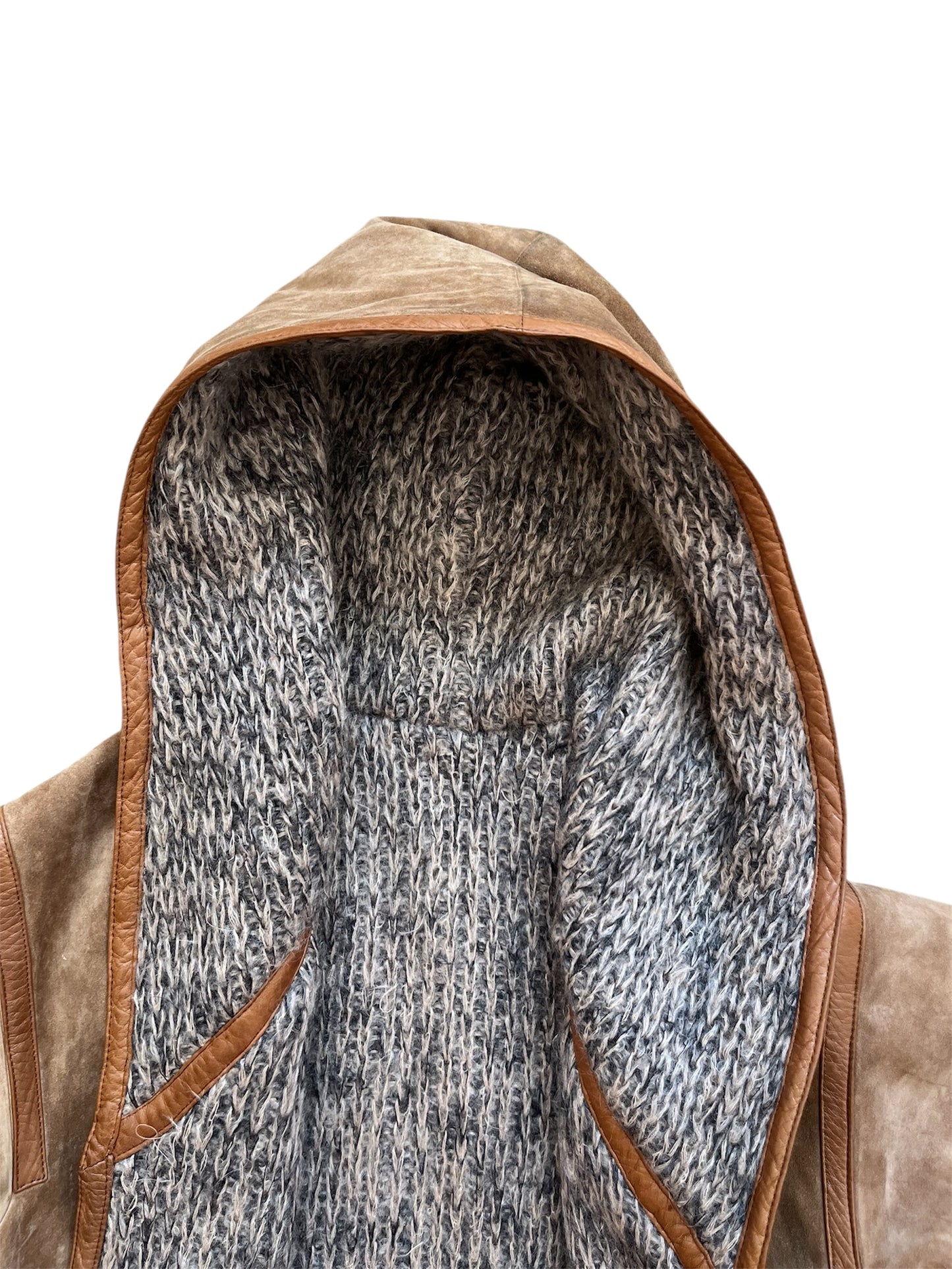 Loewe Wool and Suede Coat