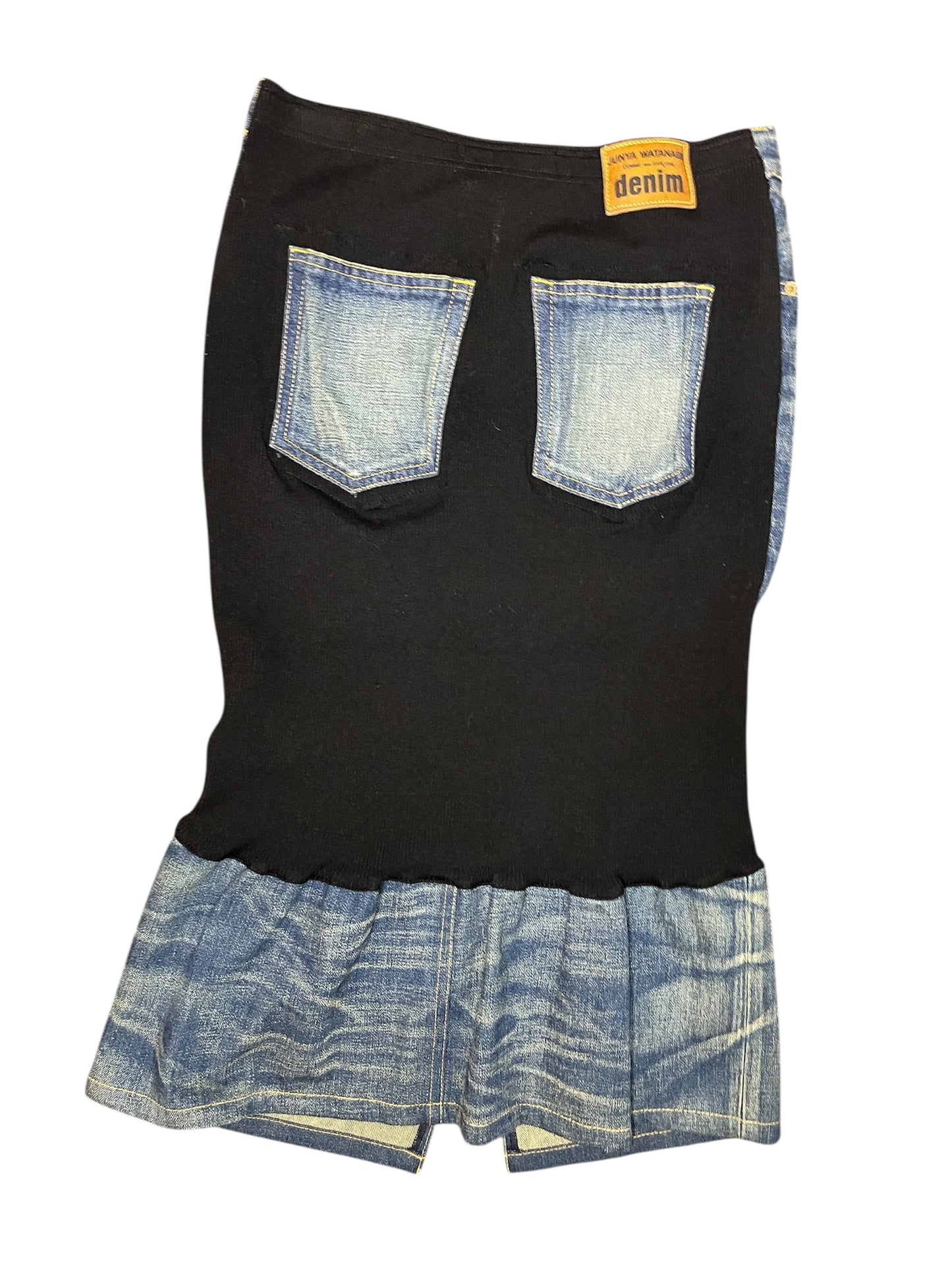 Comme des Garçons Denim Panel Skirt