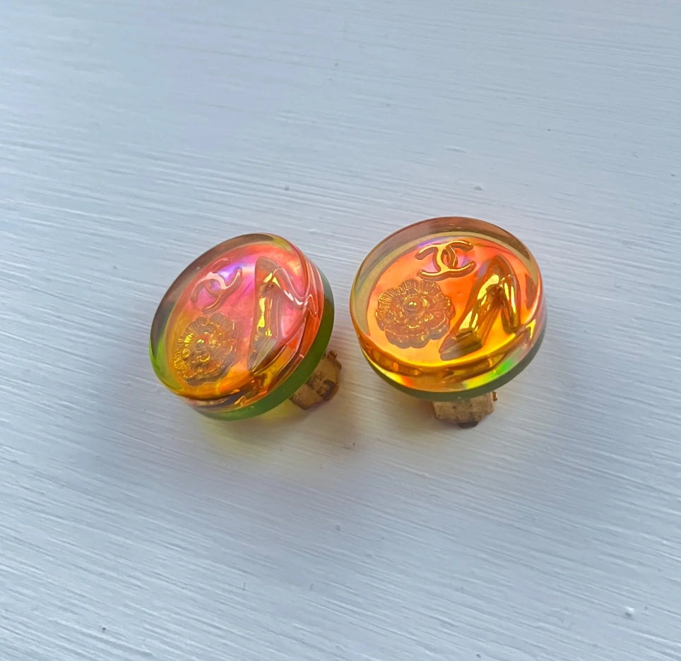 Chanel SS96 Holographic Earrings