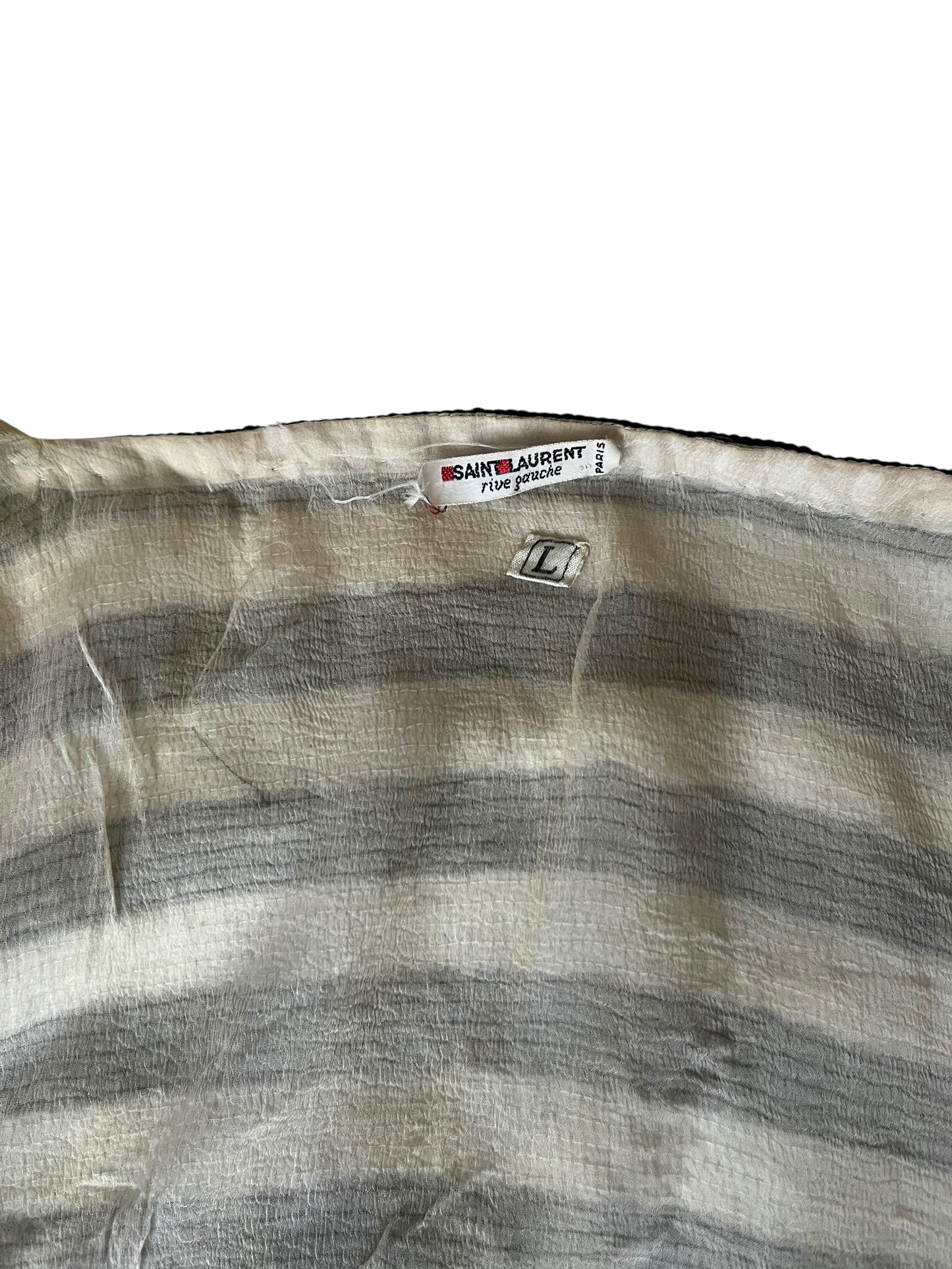 YSL Striped Sequin Top