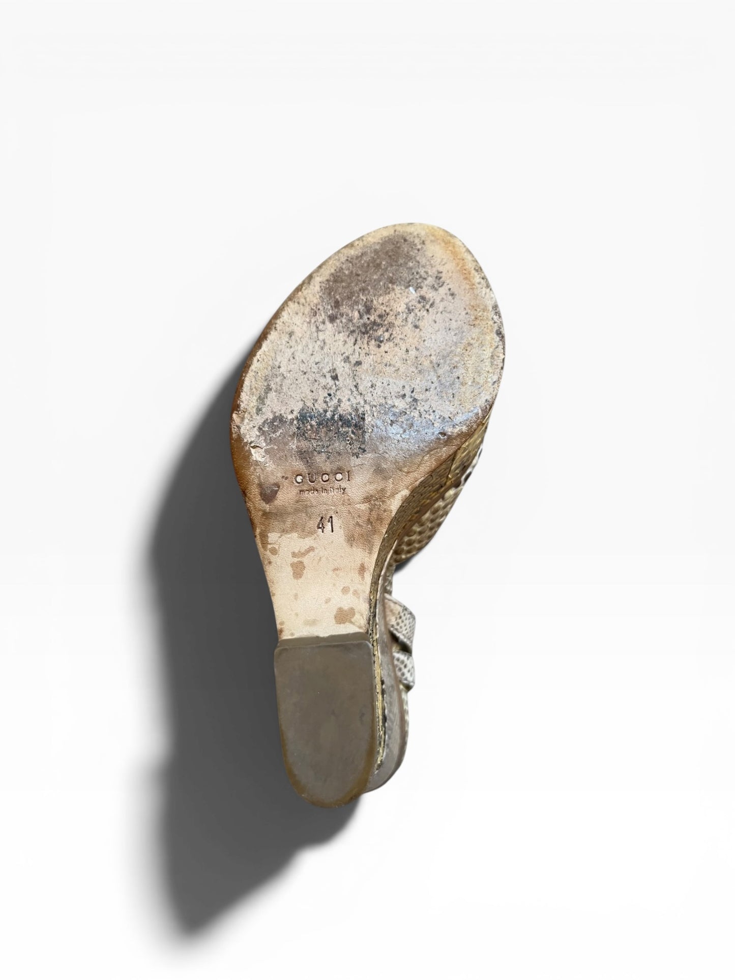 Gucci Python Wedges Resort 2009 Collection