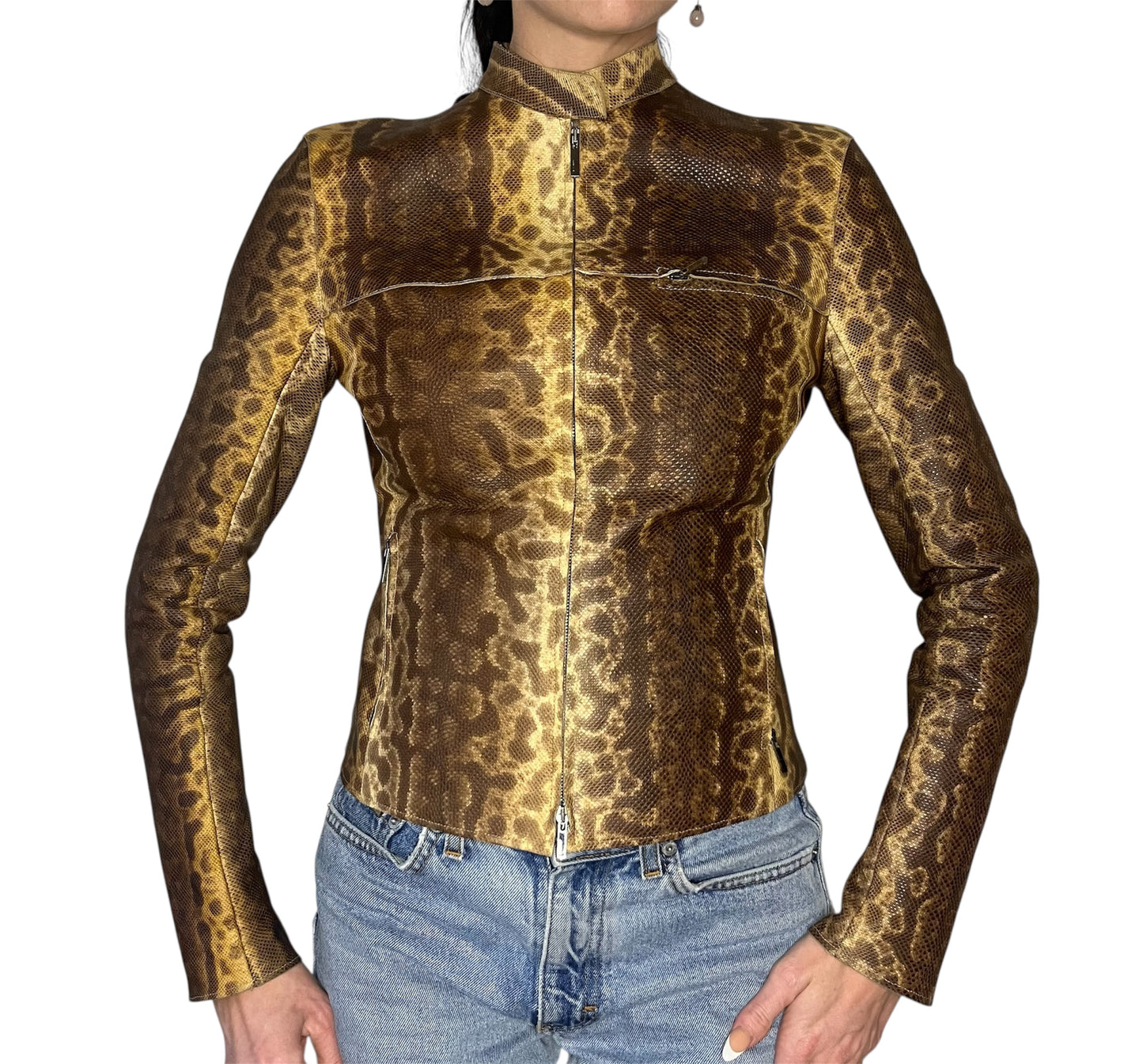 RARE Gucci Snakskin Jacket FW99