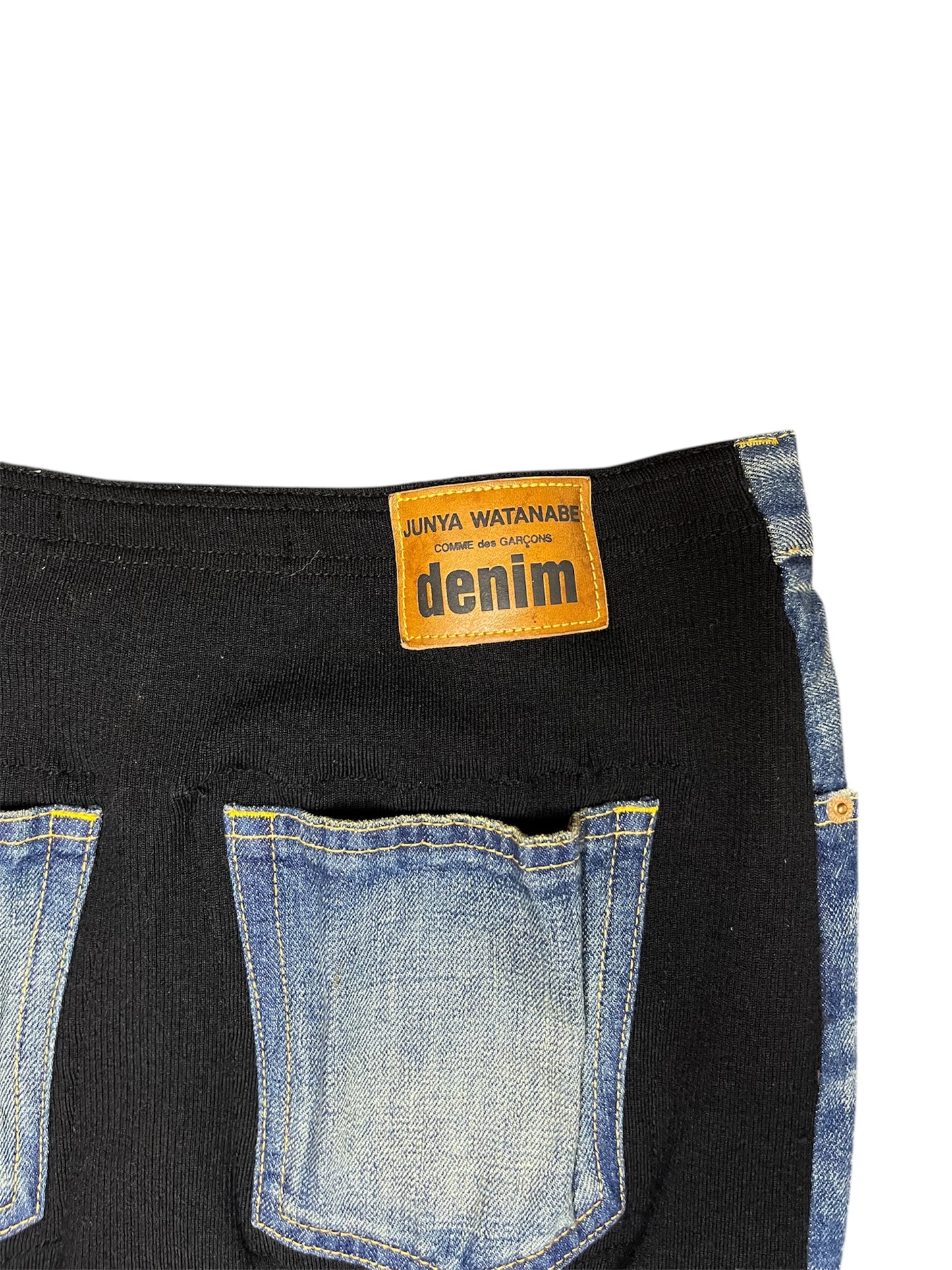 Comme des Garçons Denim Panel Skirt