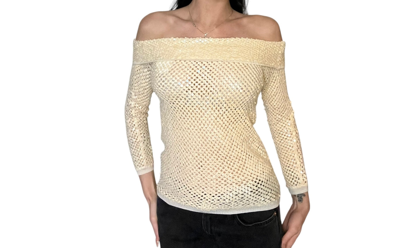 Armani Exchange Sequin Top