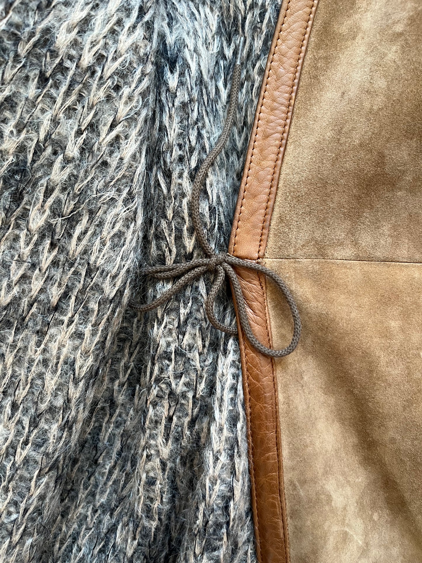 Loewe Wool and Suede Coat