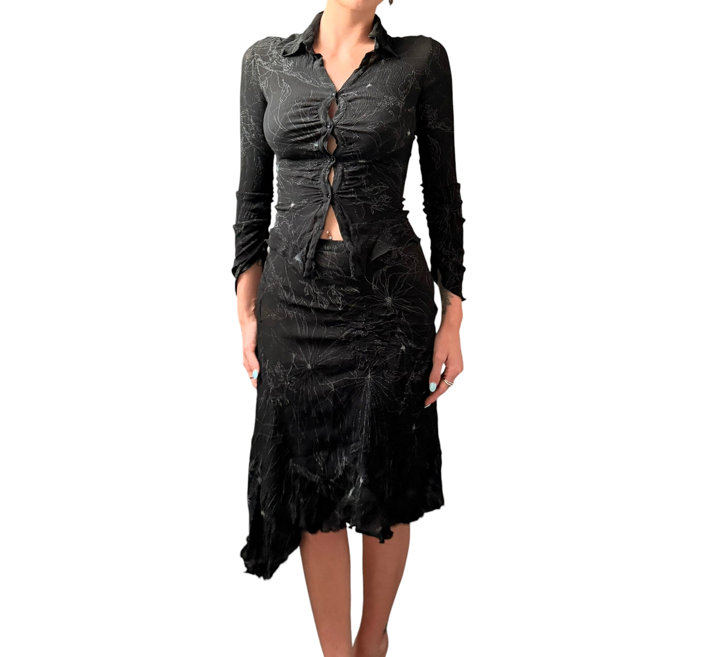 Kenzo Jungle Shirt and Skirt Set