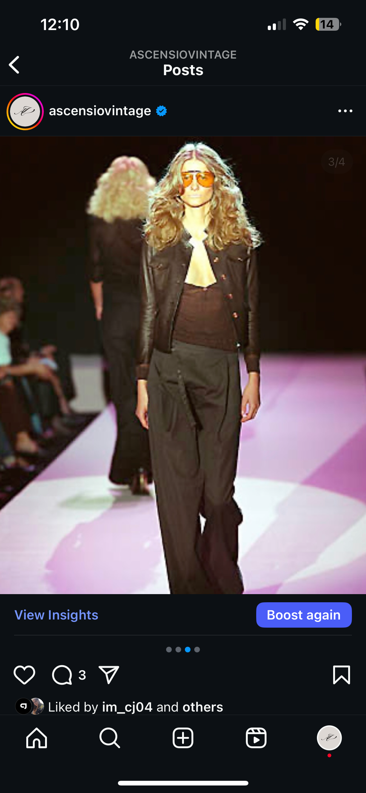 Gucci FW02 Leather Jacket