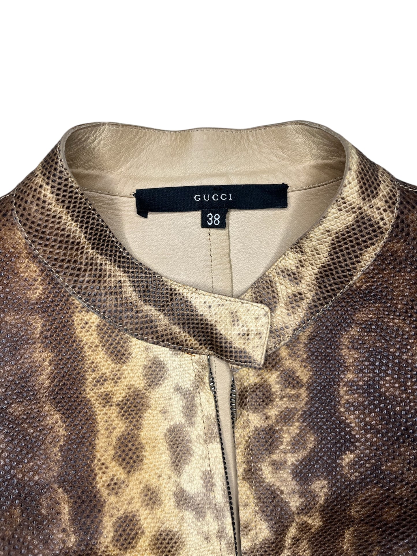 RARE Gucci Snakskin Jacket FW99