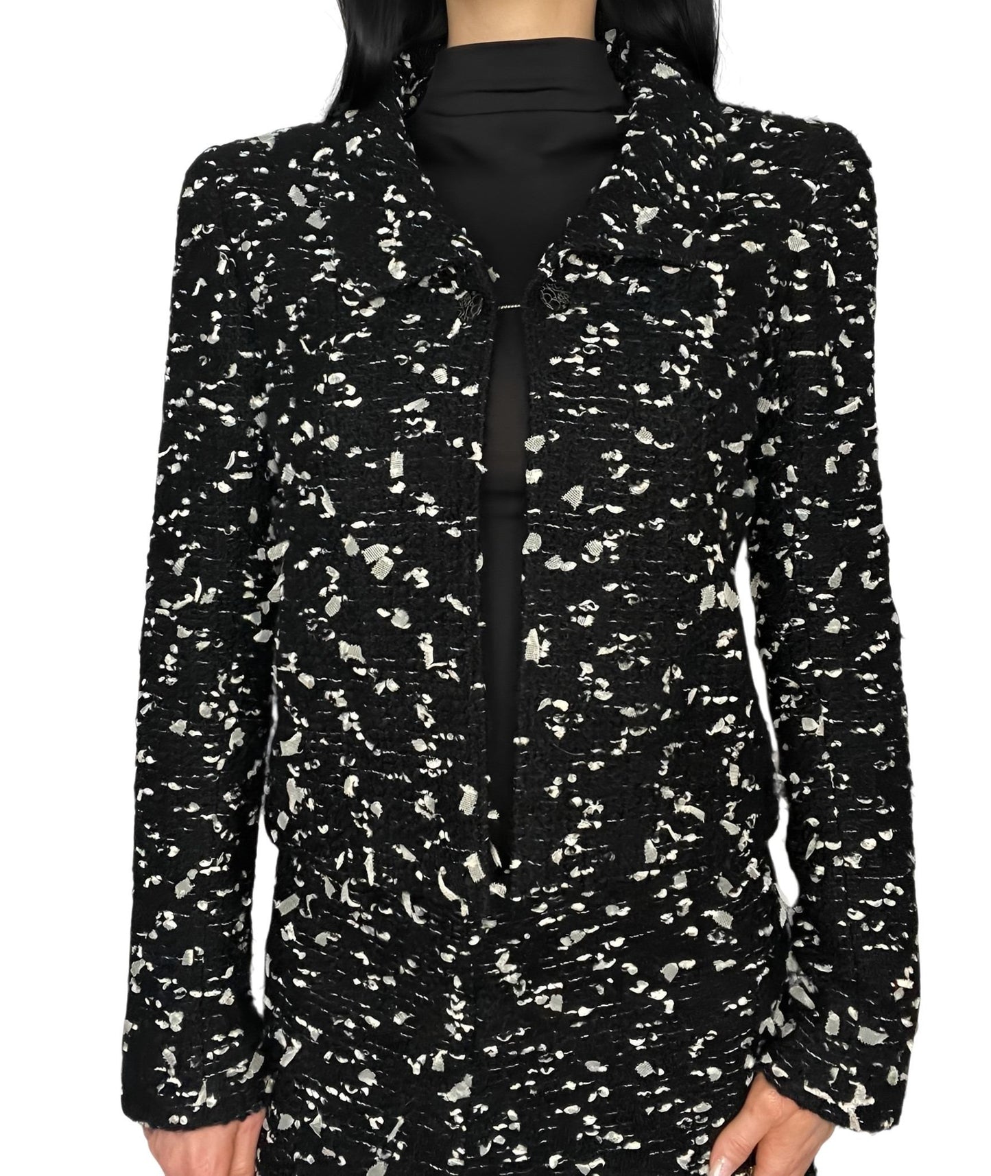 Chanel Fall 2002 tweed suit, authenticated vintage Chanel, detail